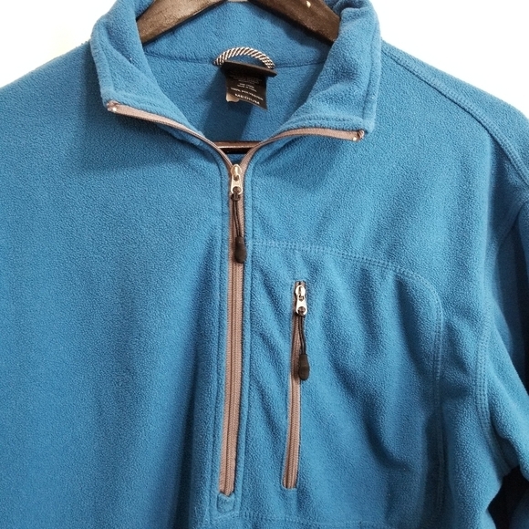 NARRAGANSETT Traders size medium blue pullover fleece - Picture 6 of 7